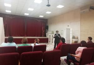 С гражданами, прибывшими из ДНР и ЛНР, проведен обучающий лекторий о важности вакцинопрофилактики