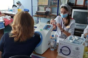 Специалисты Пензенского областного центра общественного здоровья и медпрофилактики посетили Пензенский арматурный завод для обследования сотрудников на выявление факторов риска развития онкологических заболеваний